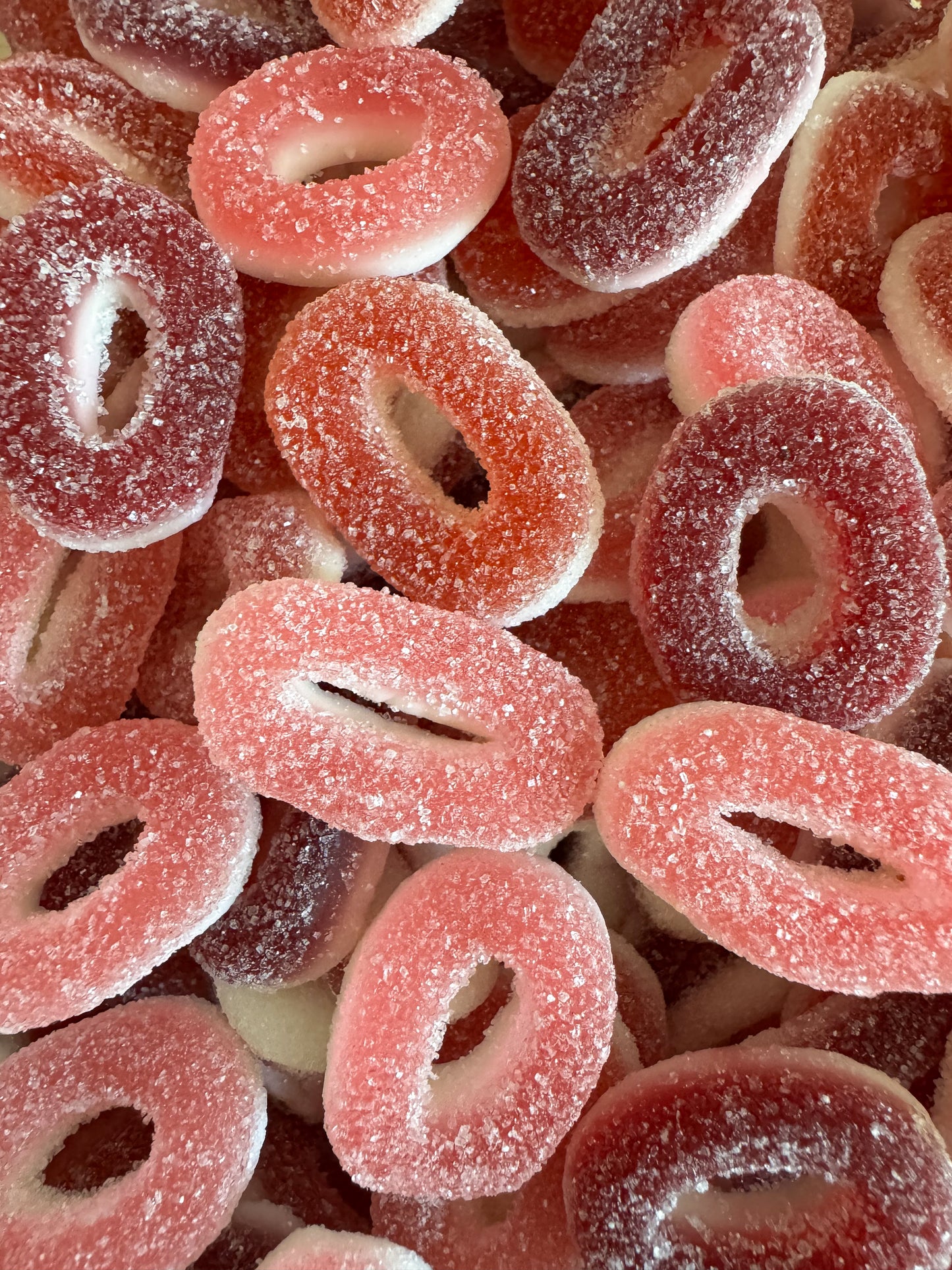 Anneaux Mini Fraise – 100g